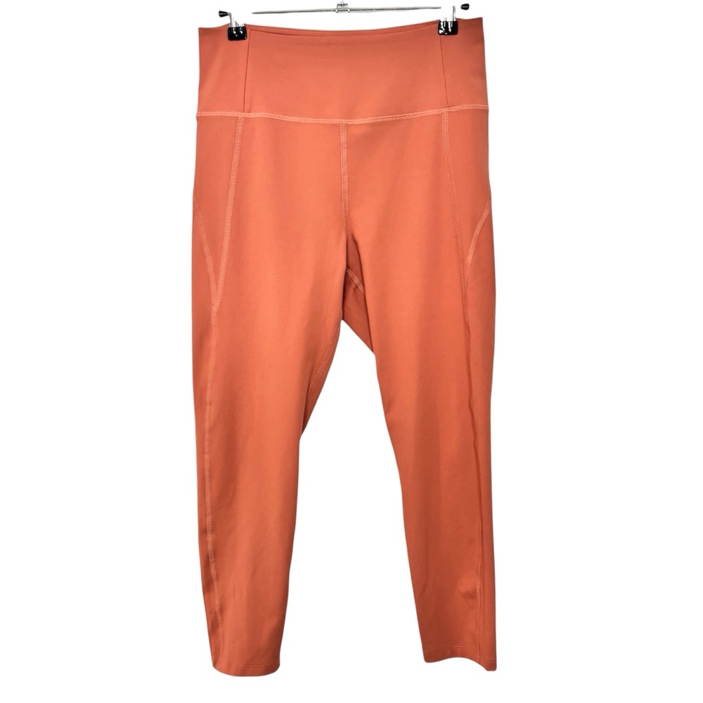 girlfriend collective 4008 Orange High Waisted Leggings Women’s Size Large